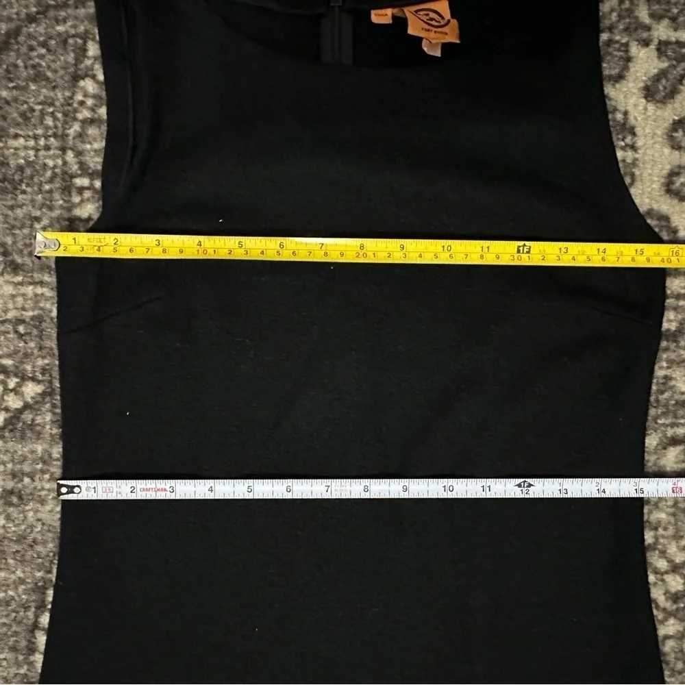 Tory Burch Women’s Size XS Black Wool Sleeveless Tank Mini Shift Dress